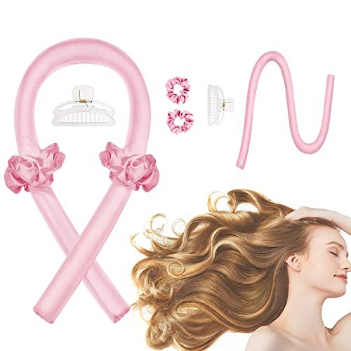 CORATED Heatless Curling Rod Headband,