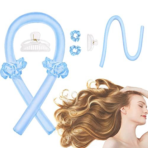 CORATED Heatless Curling Rod Headband,